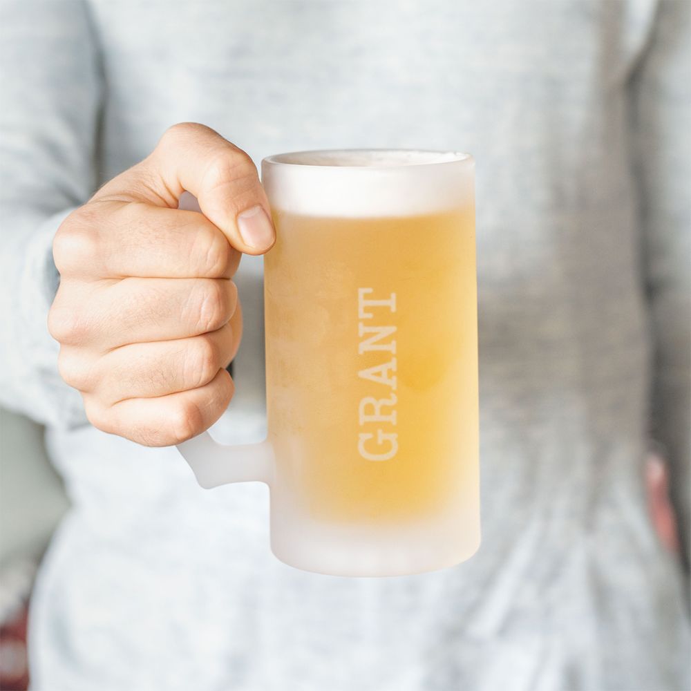Personalised Engraved Beer Mug