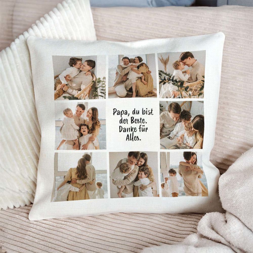 Personalised Photos Cushion Cover