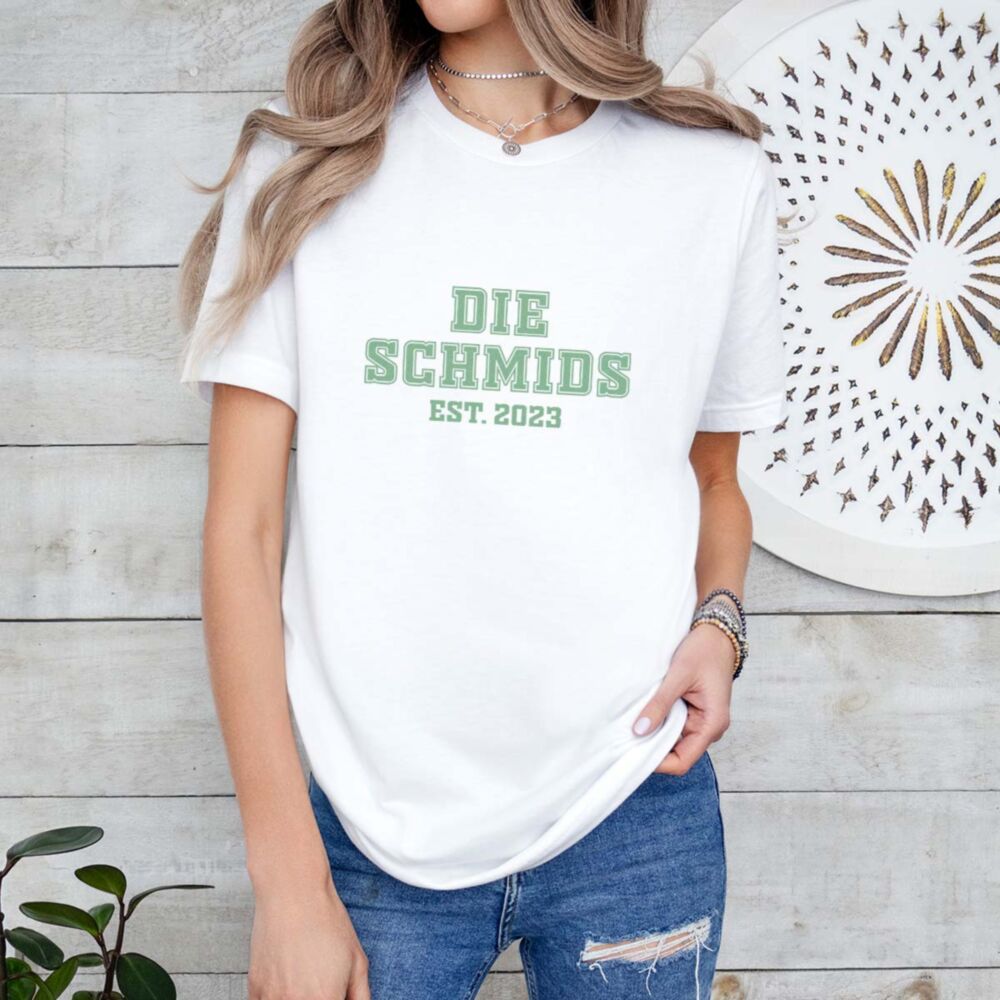Personalised College Style T-Shirt