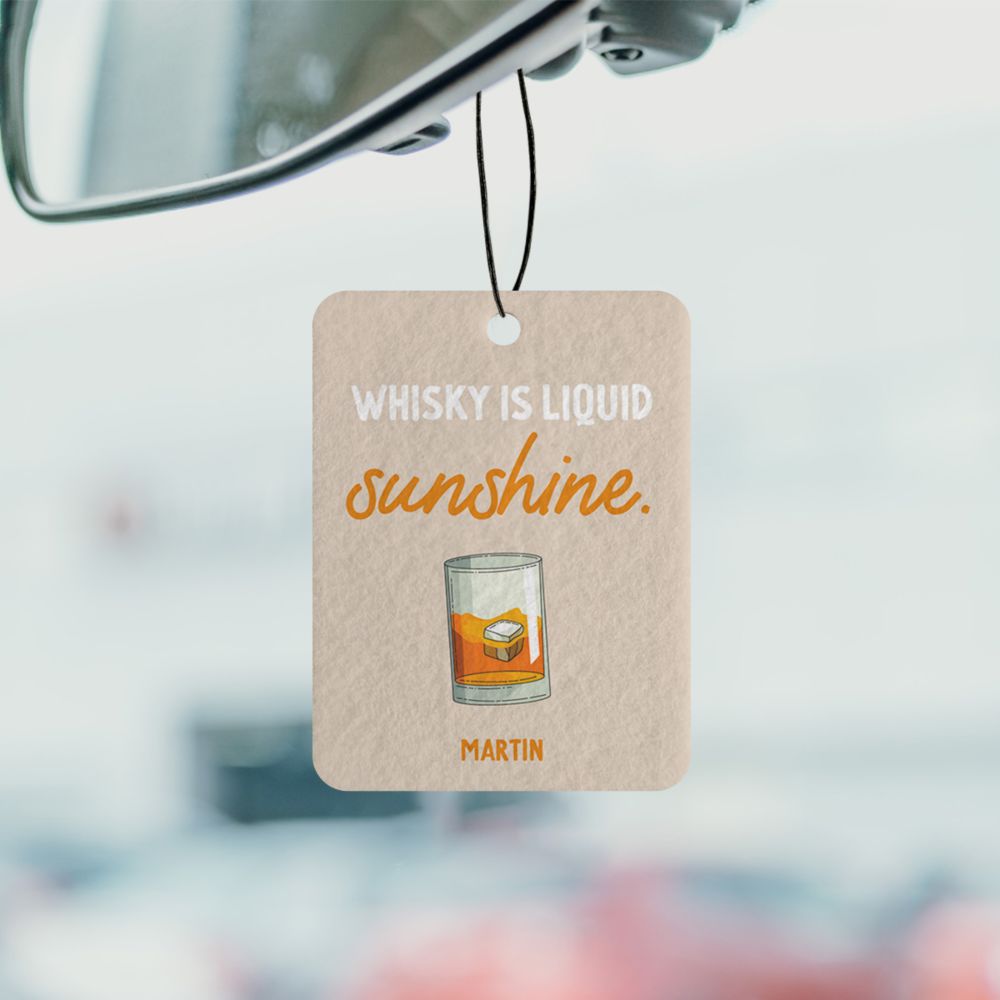 Personalised Drinks Air Freshener