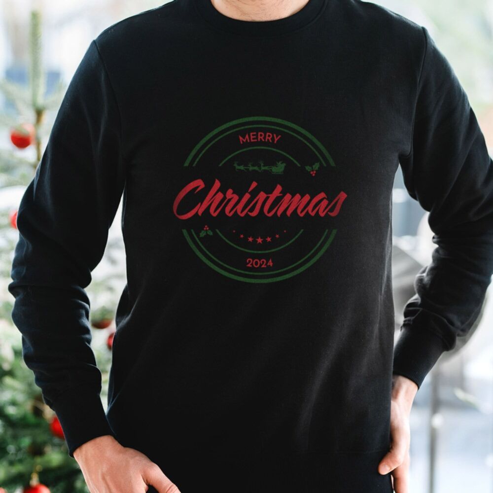 Personalised Christmas Sweatshirt with Name and Text