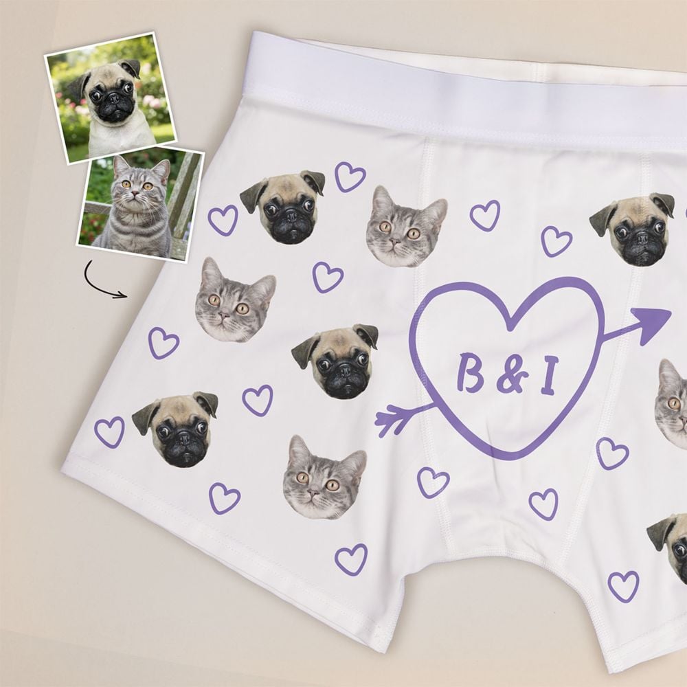 Personalised Love Boxers