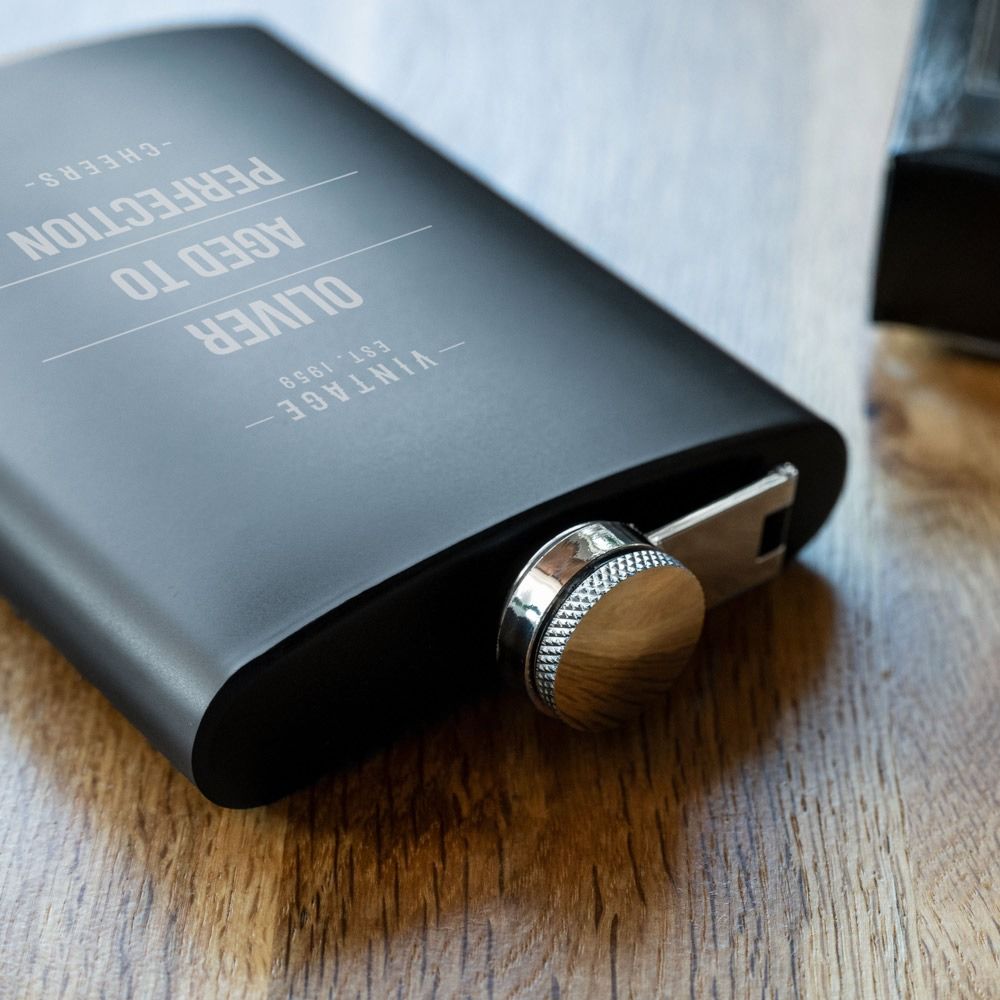 Personalised Vintage Hip Flask