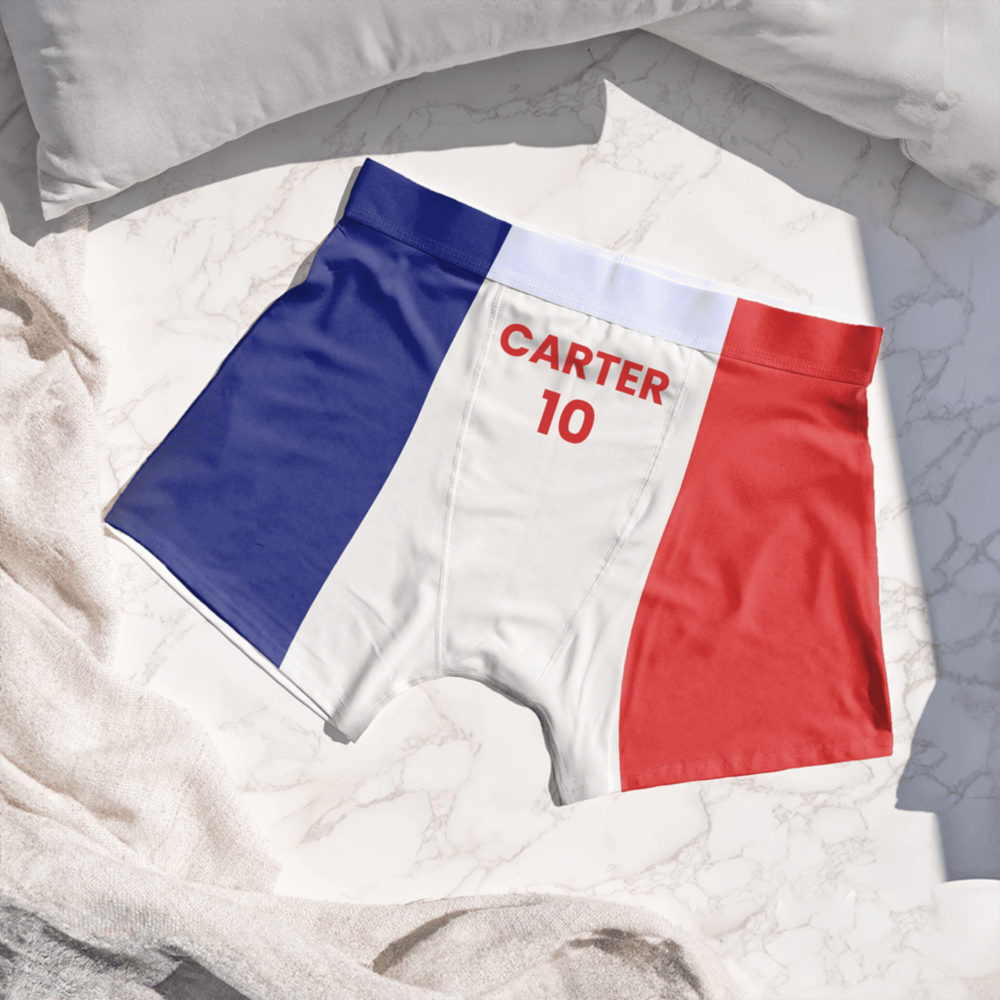 Personalised World Cup Boxers with Text