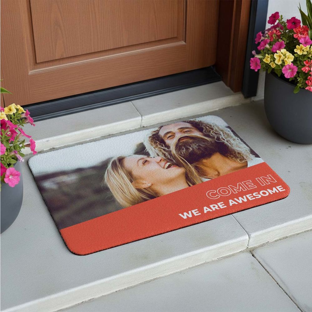 Custom Doormat With Photo and Text