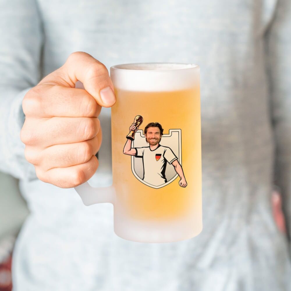 Personalised Beer Mug with Photo