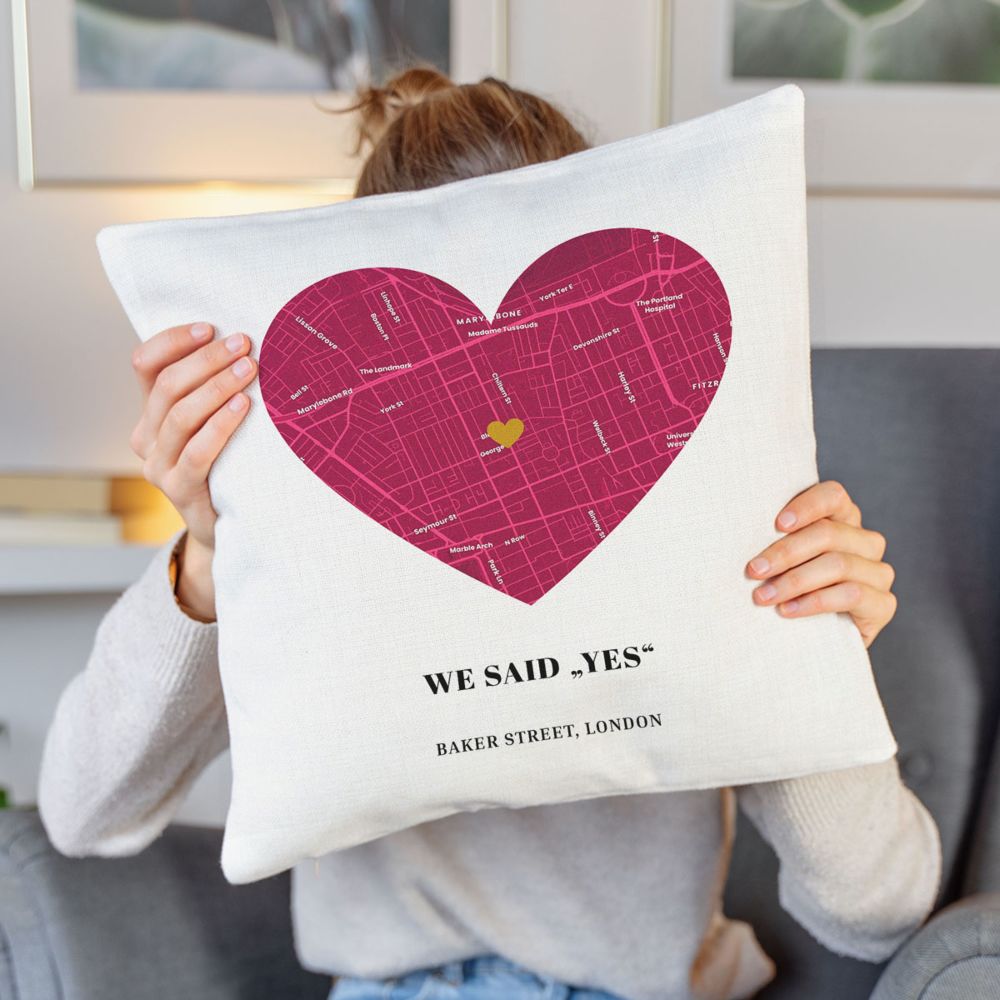 Personalised “Where It All Began” Cushion Cover