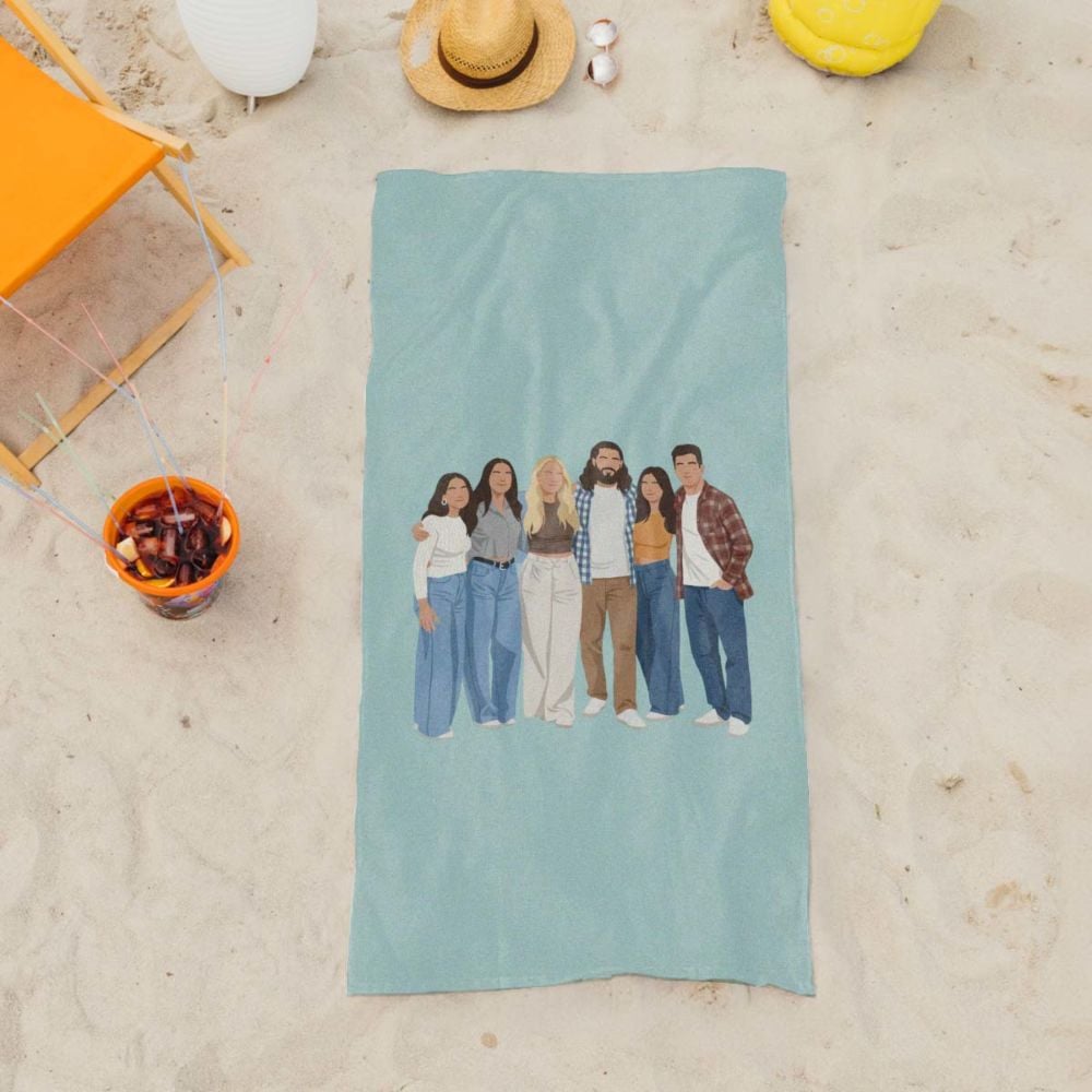 Personalised Illustration Towel