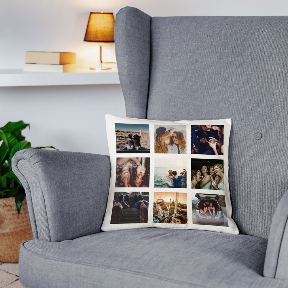 Personalised Photo Mosaic Cushion Cover