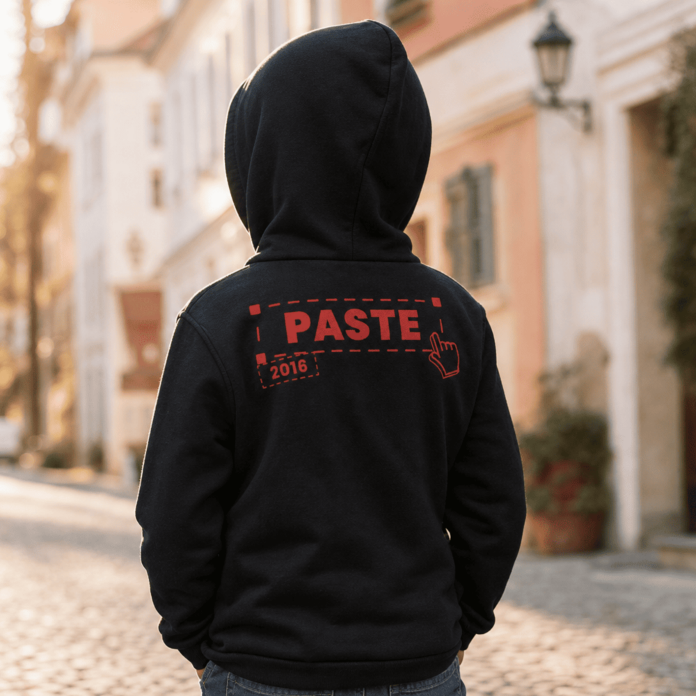 Personalised Kids Hoodie with Year – Cursor Design
