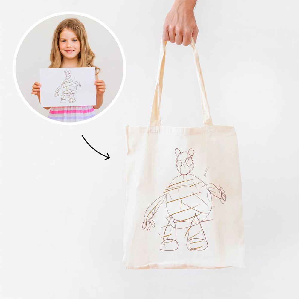 Personalised Drawing Tote Bag