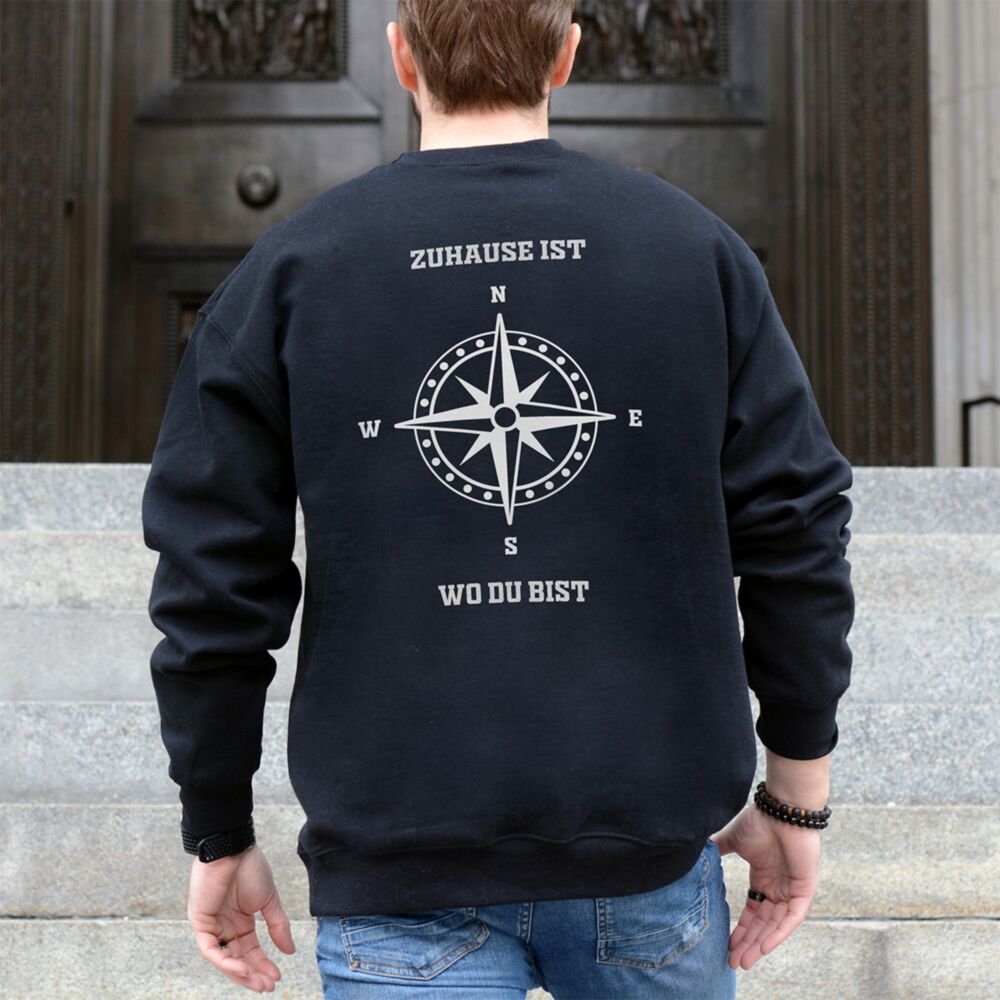 Personalised Compass Sweatshirt