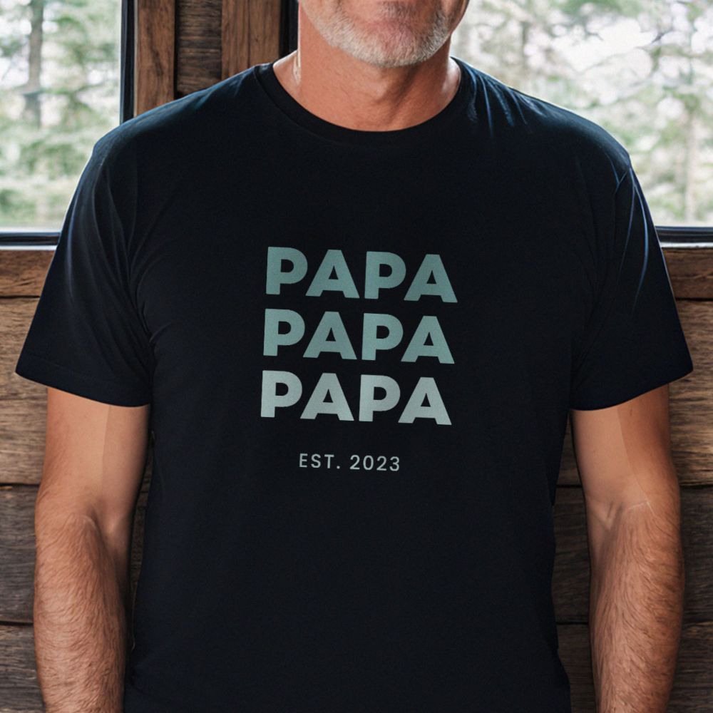 Personalised Three Line T-Shirt