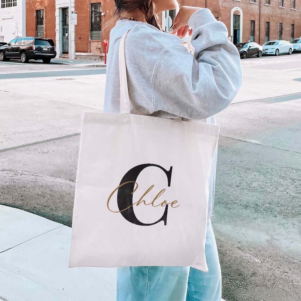 Personalised Monogram Tote Bag
