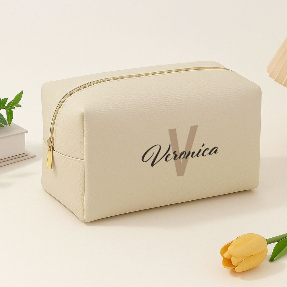 Personalised Cosmetics Bag with Monogram