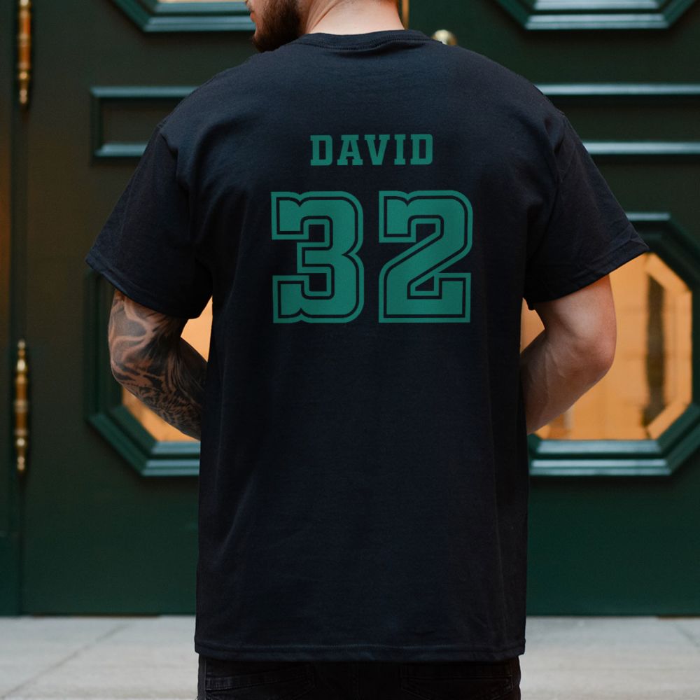 Personalised Name and Number T-Shirt