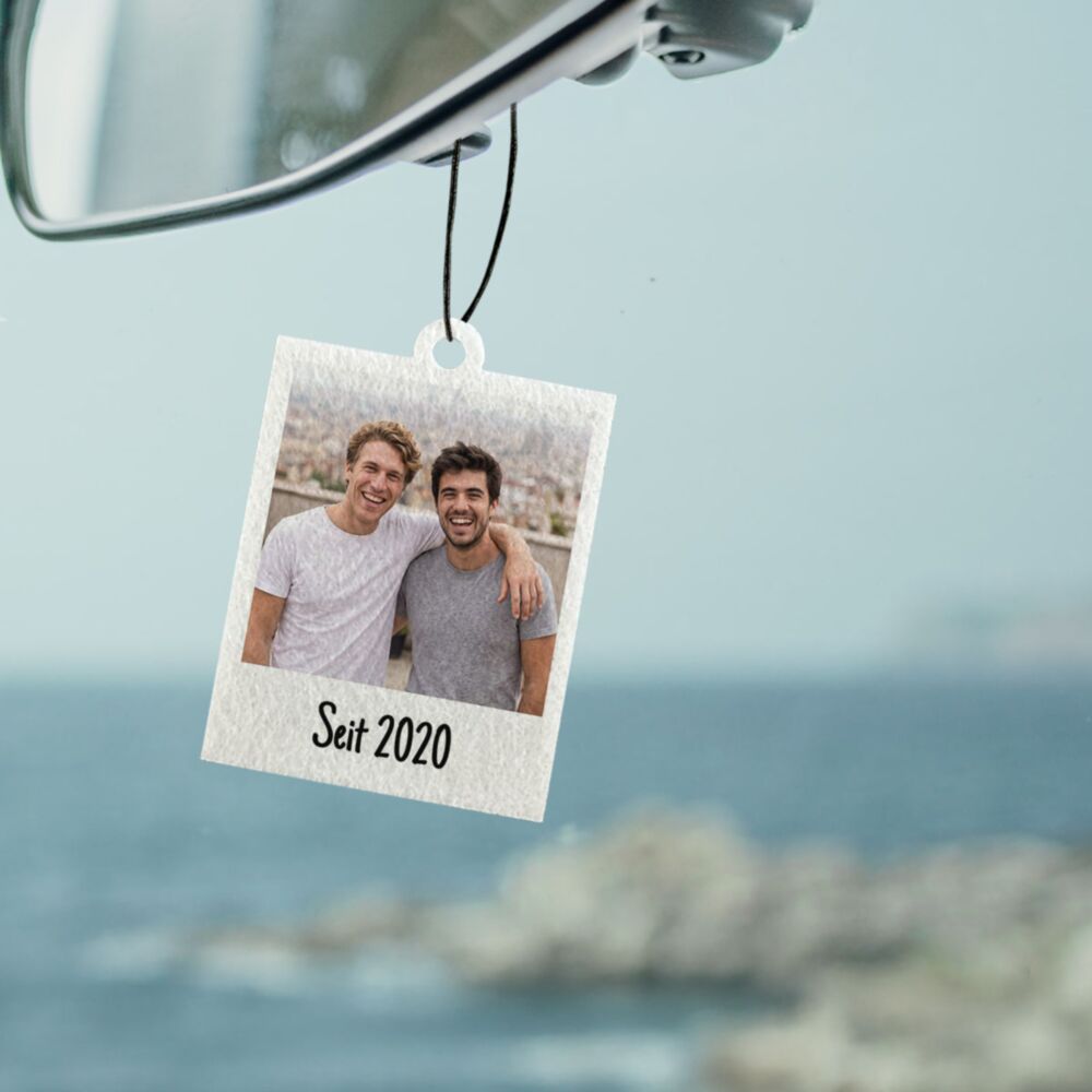 Personalised Car Air Freshener with Photo – Set of 2