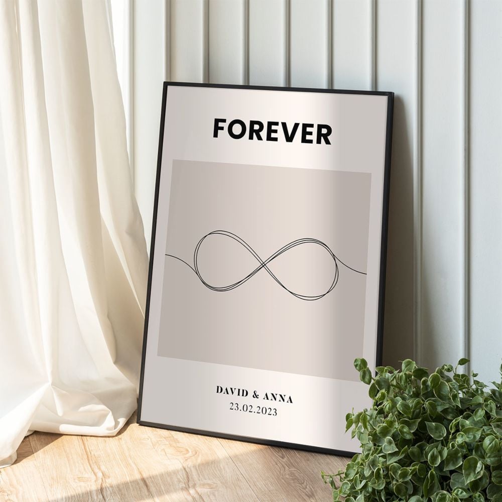 Personalised Poster with Text and Design