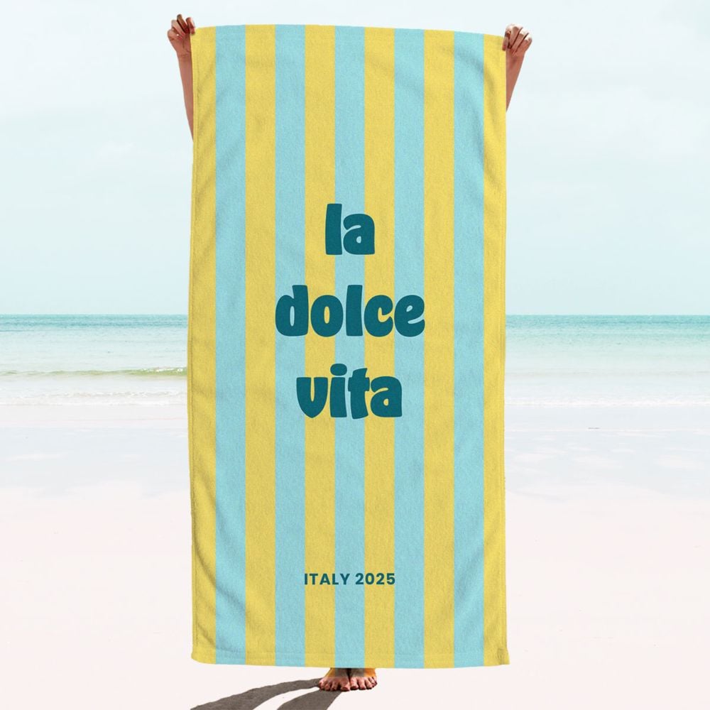 Personalised Retro Towel