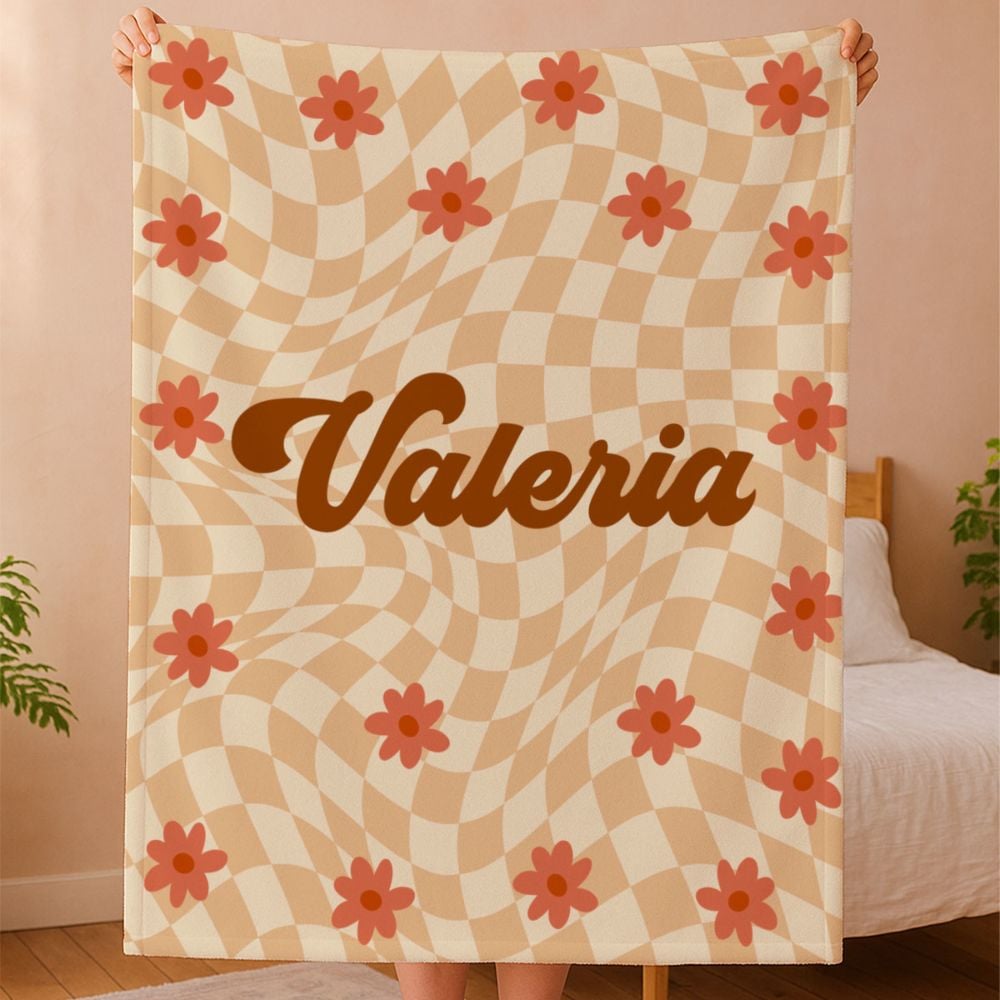 Personalised Retro Blanket