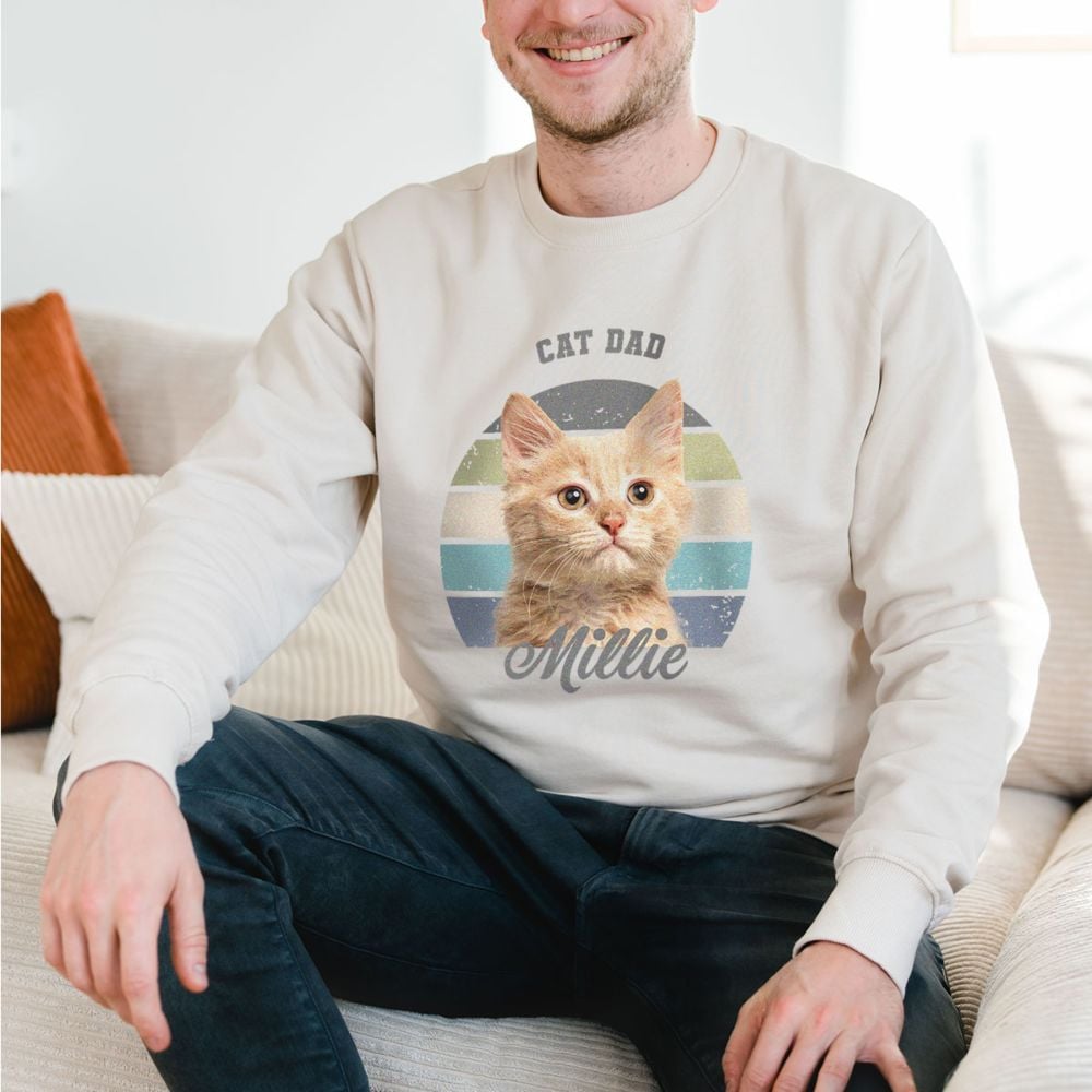 Personalised Retro Pet Sweatshirt