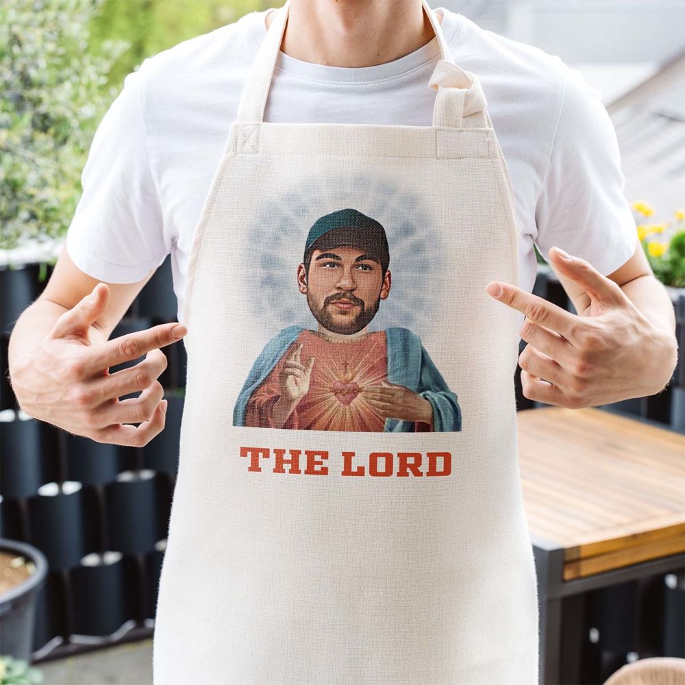 Personalised Saint Yourself Apron