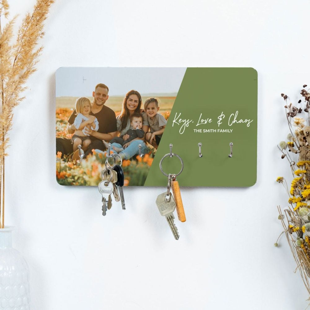 Personalised Photo Key Hanger