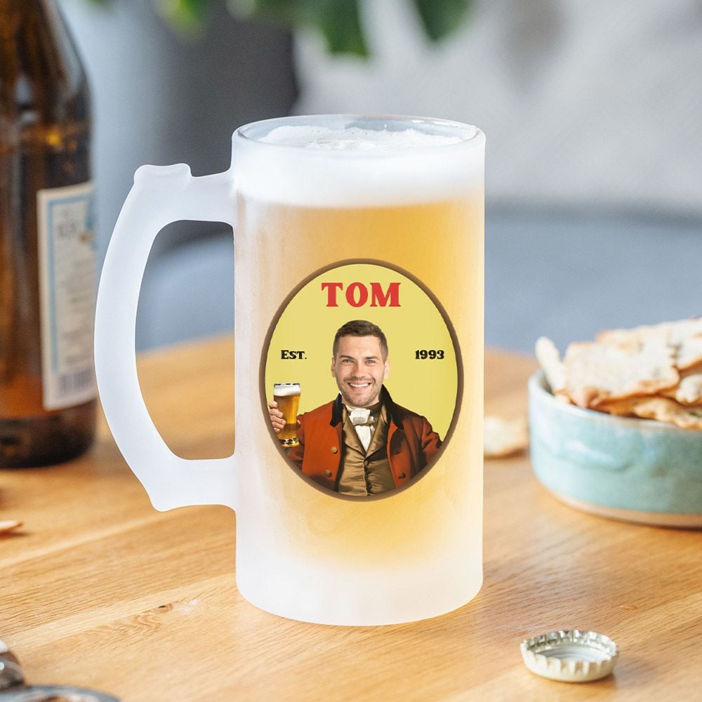 Personalised Face Beer Mug