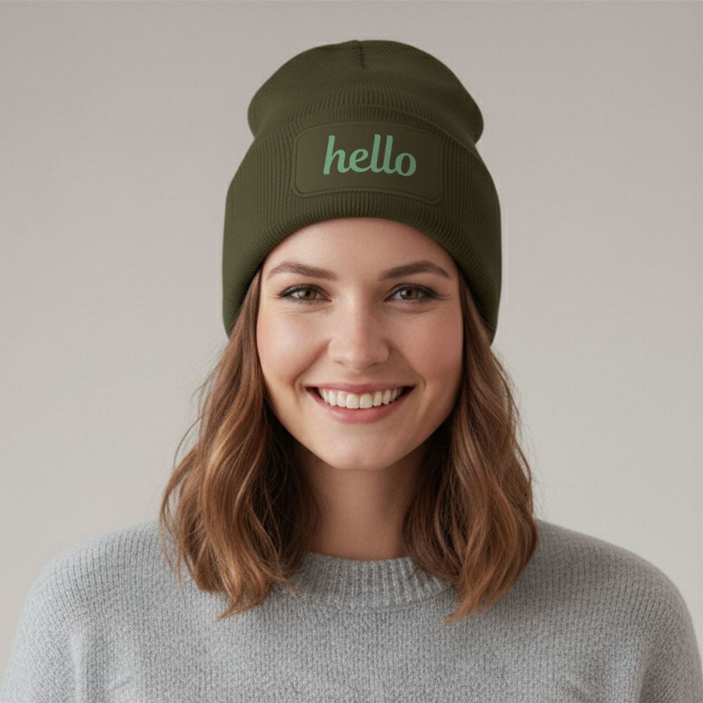 Personalised Beanie with Text