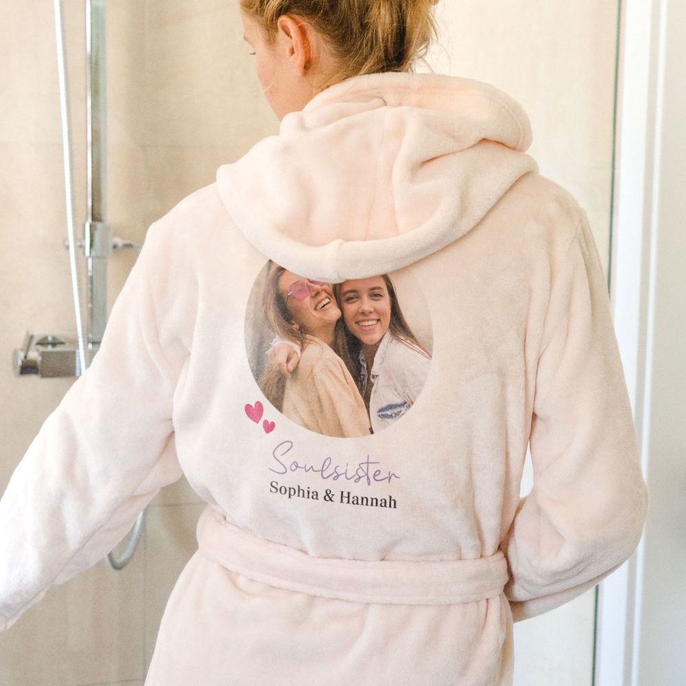 Personalised Bathrobe with Photo and Name