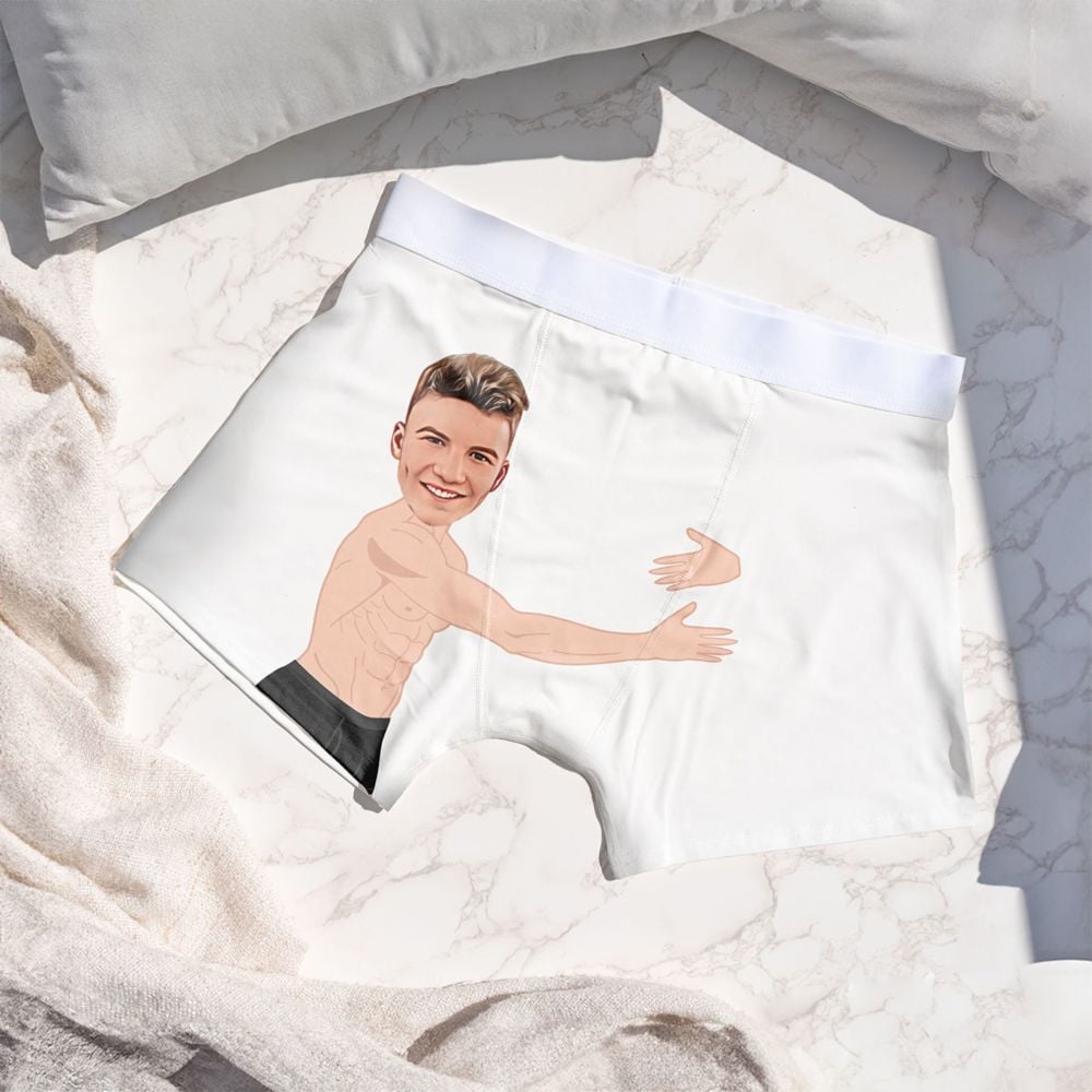 Personalised Face and Message Boxers