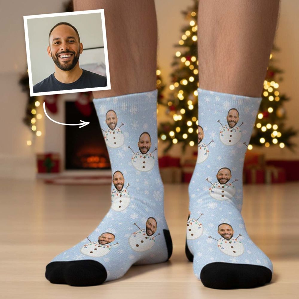 Personalised Christmas Character Socks