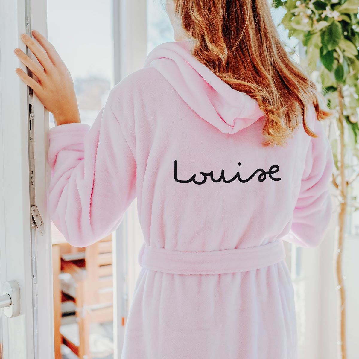 personalised ladies dressing gown Luxury Bath robe