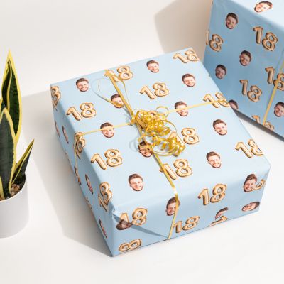 Personalised Milestone Birthday Wrapping Paper