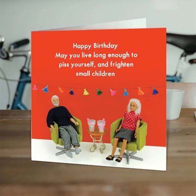 Piss Yourself Birthday Card