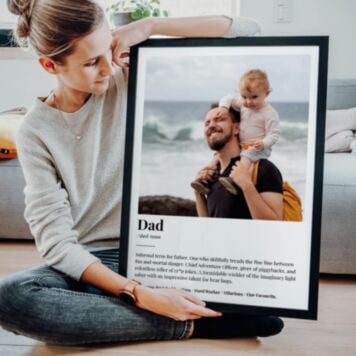 Personalised Photo Poster with Definition