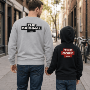Matching Family Crew Neck Sweatshirt Set, Personalised with Custom Year