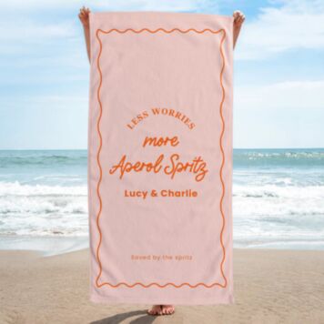 Personalised Coloured Towel