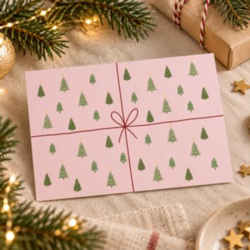 Christmas Trees Greeting Card