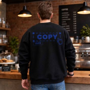 Personalised Sweatshirt with Custom Year and Text