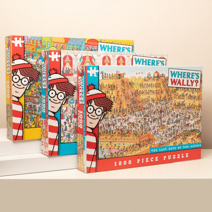 Family Gift Jigsaw Where’s Wally Having a Ball in Gaye Paree 1000 Piece Puzzle 