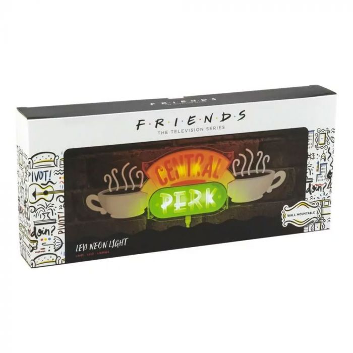 NIB Friends Central Perk LED Neon Light Sign Sign USB Powered Wall Mountable TV 
