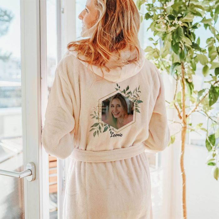 Personalised Photo Upload Bathrobe