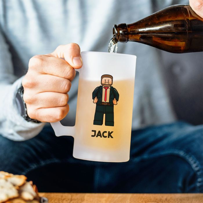 Personalised Beer Mug With Character