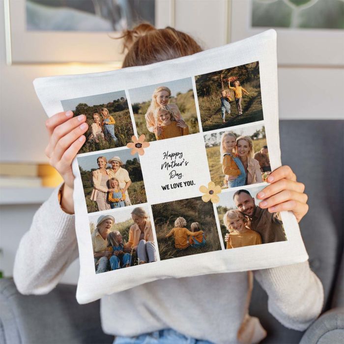 Personalised Photos Cushion Cover