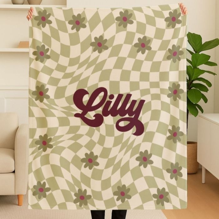 Personalised Retro Blanket