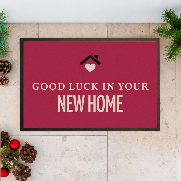Personalised Doormat with Text and Symbol