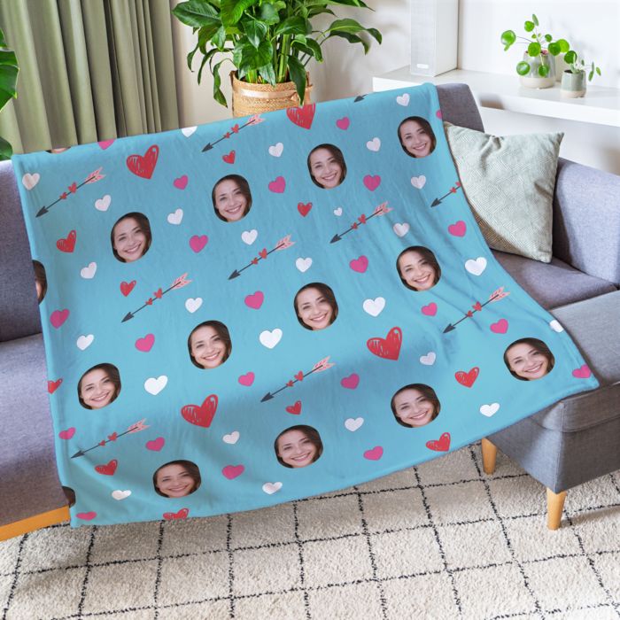 Small Personalised Photo Blanket