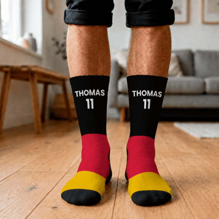 Personalised World Cup Socks with Text