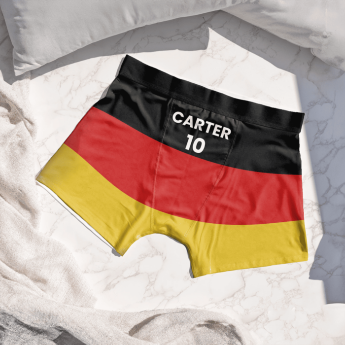 Personalised World Cup Boxers with Text
